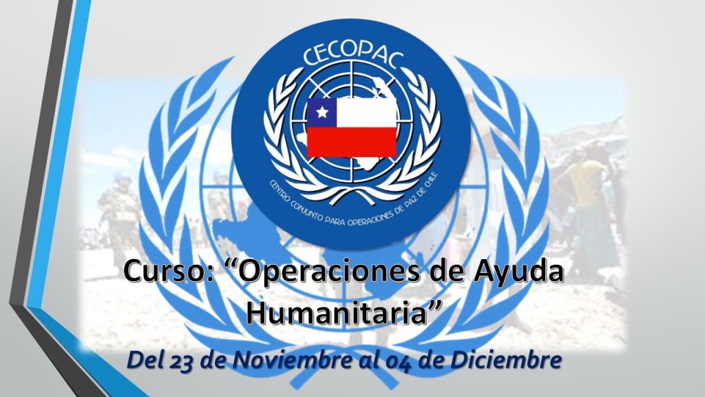 Curso “Operaciones de Ayuda Humanitaria”