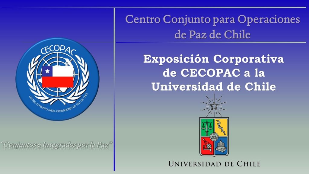 «Exposición Corporativa de CECOPAC a la Universidad de Chile»