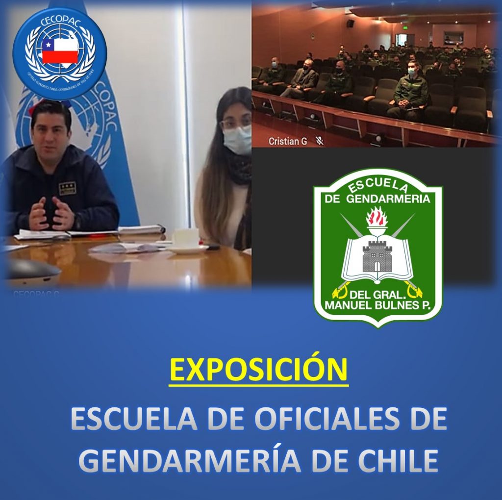 Exposición Corporativa la «Escuela de Oficiales de Gendarmería de Chile»