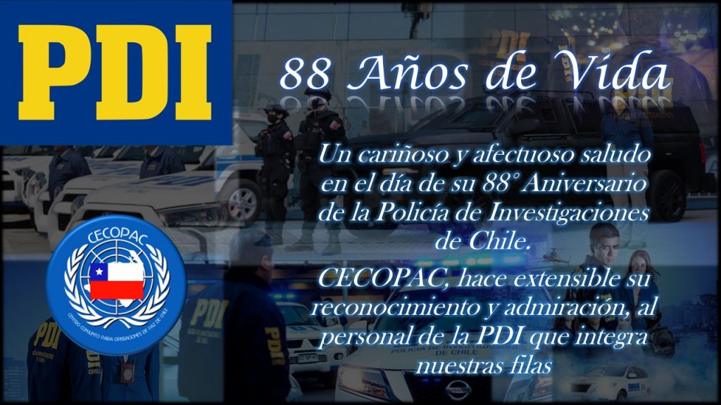 88° Aniversario de la Policía de Investigaciones de Chile