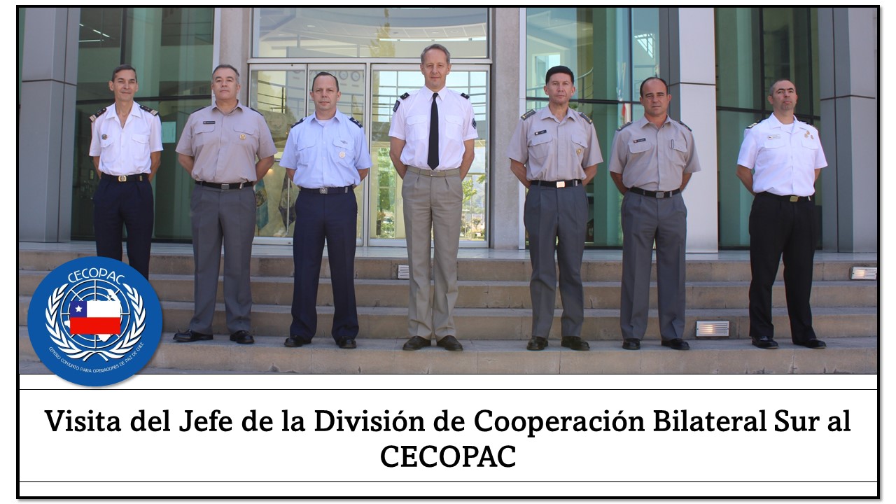 Visita del Jefe de la División Bilateral Sur de Francia a CECOPAC