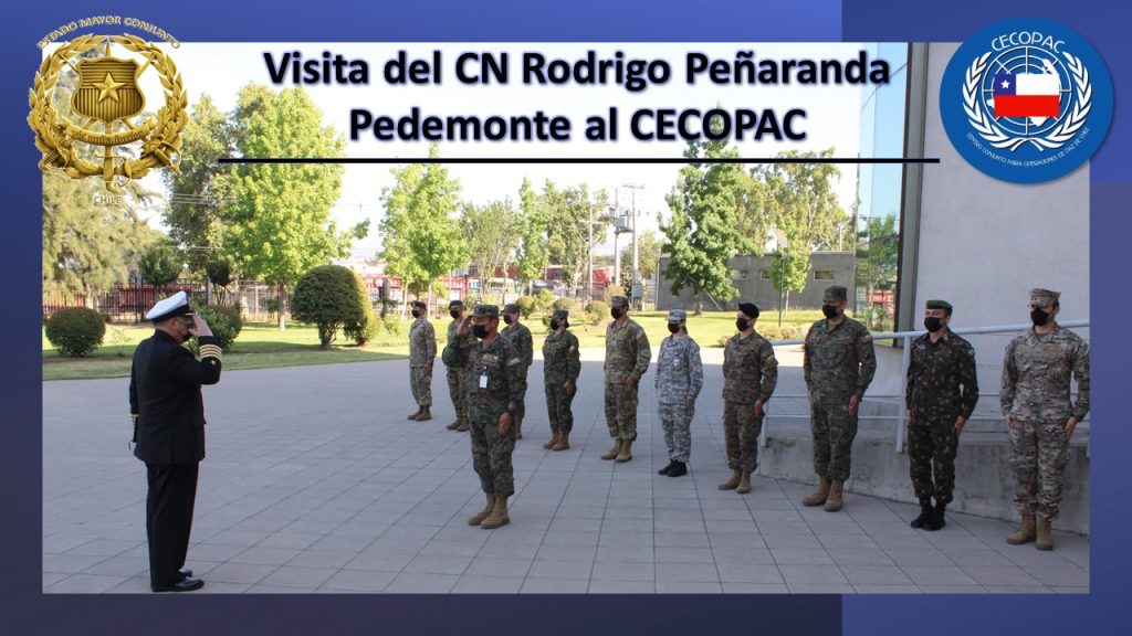 Visita del CN Rodrigo Peñaranda Pedemonte a CECOPAC.